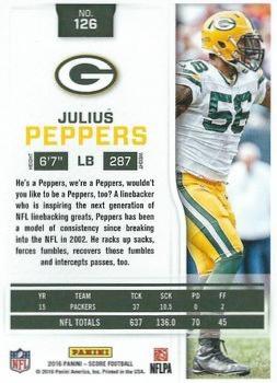 2016 Score - Red Zone #126 Julius Peppers Back