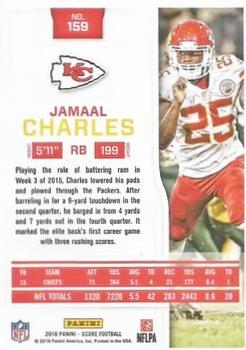 2016 Score - Red Zone #159 Jamaal Charles Back