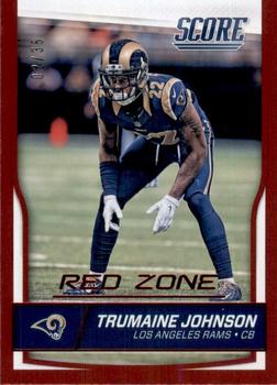 2016 Score - Red Zone #301 Trumaine Johnson Front