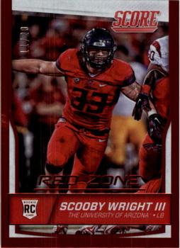 2016 Score - Red Zone #411 Scooby Wright Front