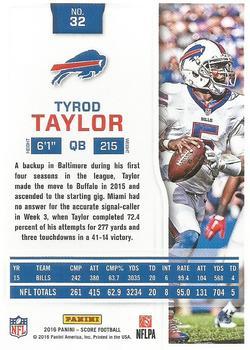 2016 Score - First Down #32 Tyrod Taylor Back
