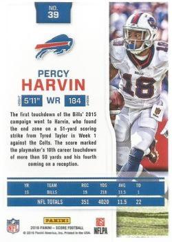 2016 Score - First Down #39 Percy Harvin Back