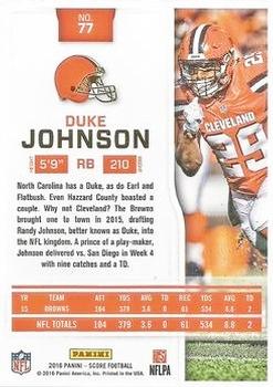 2016 Score - First Down #77 Duke Johnson Back