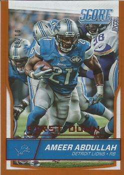 2016 Score - First Down #108 Ameer Abdullah Front