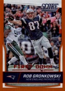 2016 Score - First Down #192 Rob Gronkowski Front