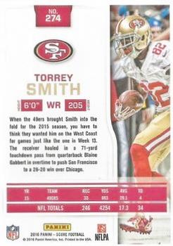 2016 Score - First Down #274 Torrey Smith Back