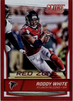 2016 Score - Jumbo Red Zone #18 Roddy White Front