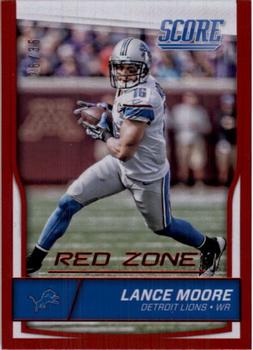 2016 Score - Jumbo Red Zone #113 Lance Moore Front