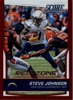 2016 Score - Jumbo Red Zone #265 Steve Johnson Front