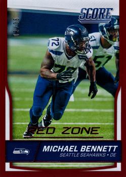 2016 Score - Jumbo Red Zone #288 Michael Bennett Front