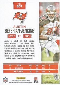 2016 Score - Jumbo Red Zone #307 Austin Seferian-Jenkins Back