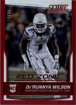2016 Score - Jumbo Red Zone #370 De'Runnya Wilson Front