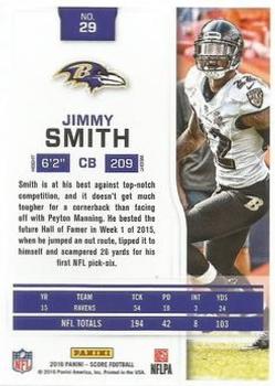 2016 Score - Jumbo End Zone #29 Jimmy Smith Back