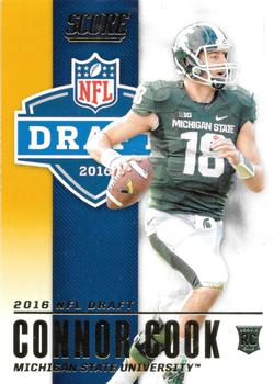 2016 Score - NFL Draft Gold #3 Connor Cook Front