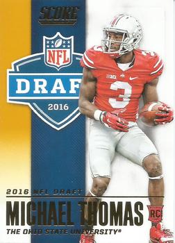 2016 Score - NFL Draft Gold #7 Michael Thomas Front