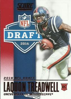 2016 Score - NFL Draft Red #6 Laquon Treadwell Front