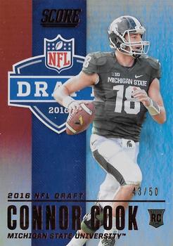 2016 Score - NFL Draft Jumbo Red #3 Connor Cook Front