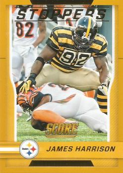 2016 Score - Stoppers Gold #9 James Harrison Front