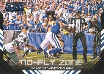 2016 Score - No Fly Zone Black #10 Mike Adams Front