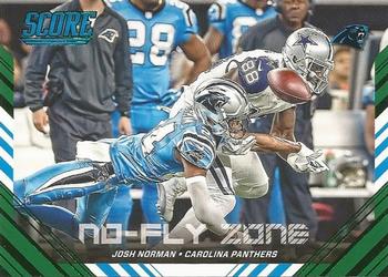 2016 Score - No Fly Zone Green #4 Josh Norman Front