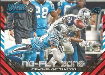 2016 Score - No Fly Zone Red #4 Josh Norman Front