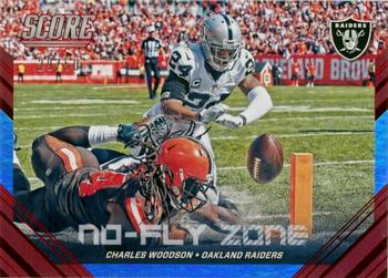 2016 Score - No Fly Zone Jumbo Red #3 Charles Woodson Front