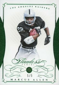 2015 Panini Flawless - Emerald #107 Marcus Allen Front