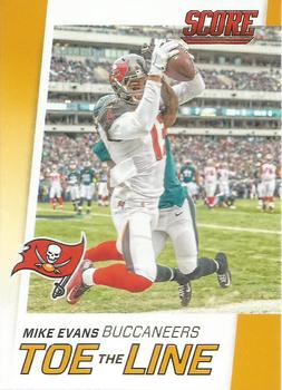 2016 Score - Toe the Line Gold #5 Mike Evans Front