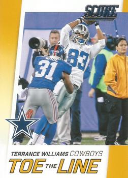 2016 Score - Toe the Line Gold #14 Terrance Williams Front