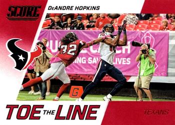 2016 Score - Toe the Line Red #3 DeAndre Hopkins Front