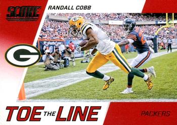 2016 Score - Toe the Line Red #15 Randall Cobb Front