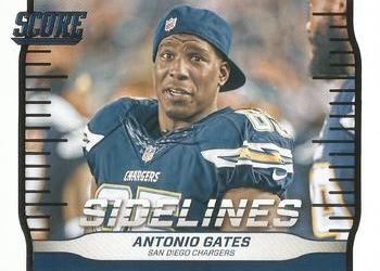 2016 Score - Sidelines #17 Antonio Gates Front