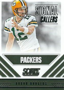 2016 Score - Signal Callers #9 Aaron Rodgers Front