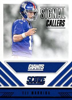 2016 Score - Signal Callers #17 Eli Manning Front