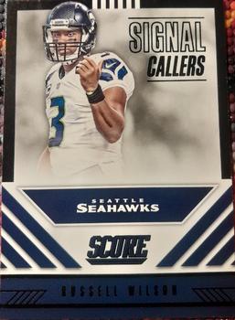 2016 Score - Signal Callers Black #22 Russell Wilson Front