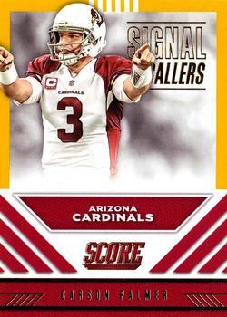 2016 Score - Signal Callers Gold #1 Carson Palmer Front