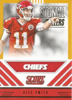 2016 Score - Signal Callers Gold #12 Alex Smith Front