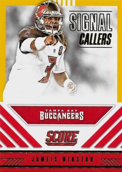2016 Score - Signal Callers Gold #23 Jameis Winston Front