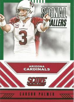 2016 Score - Signal Callers Green #1 Carson Palmer Front