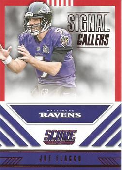 2016 Score - Signal Callers Red #3 Joe Flacco Front