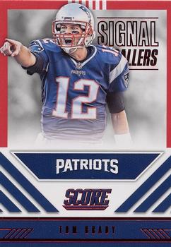2016 Score - Signal Callers Red #15 Tom Brady Front