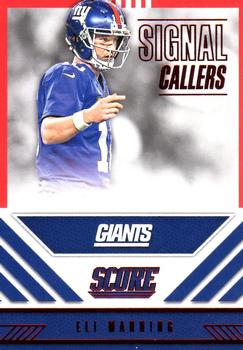 2016 Score - Signal Callers Red #17 Eli Manning Front
