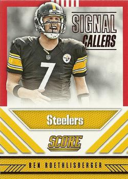 2016 Score - Signal Callers Red #20 Ben Roethlisberger Front