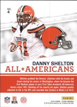 2016 Score - All-Americans #4 Danny Shelton Back