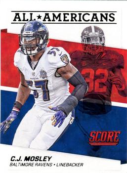2016 Score - All-Americans #9 C.J. Mosley Front