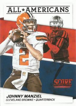 2016 Score - All-Americans #11 Johnny Manziel Front