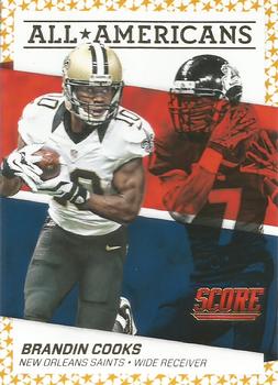 2016 Score - All-Americans Gold #8 Brandin Cooks Front