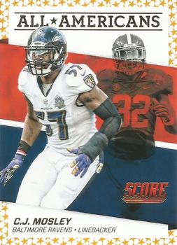 2016 Score - All-Americans Gold #9 C.J. Mosley Front