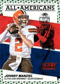 2016 Score - All-Americans Green #11 Johnny Manziel Front