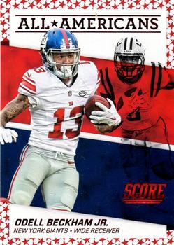 2016 Score - All-Americans Red #10 Odell Beckham Jr. Front